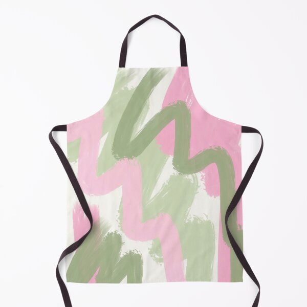 Item preview, Abstract Brush Strokes in Pink and Sage Green designed and sold by JulzPink.