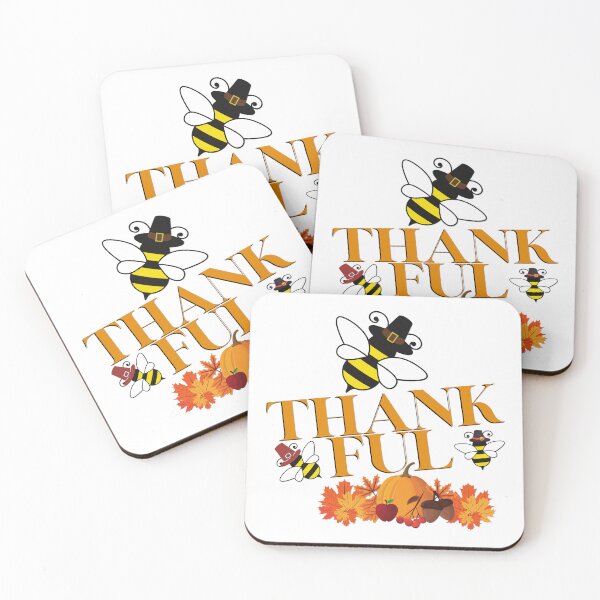 Item preview, Bee Thankful, be thankful Thanksgiving designed and sold by JustaGurli.