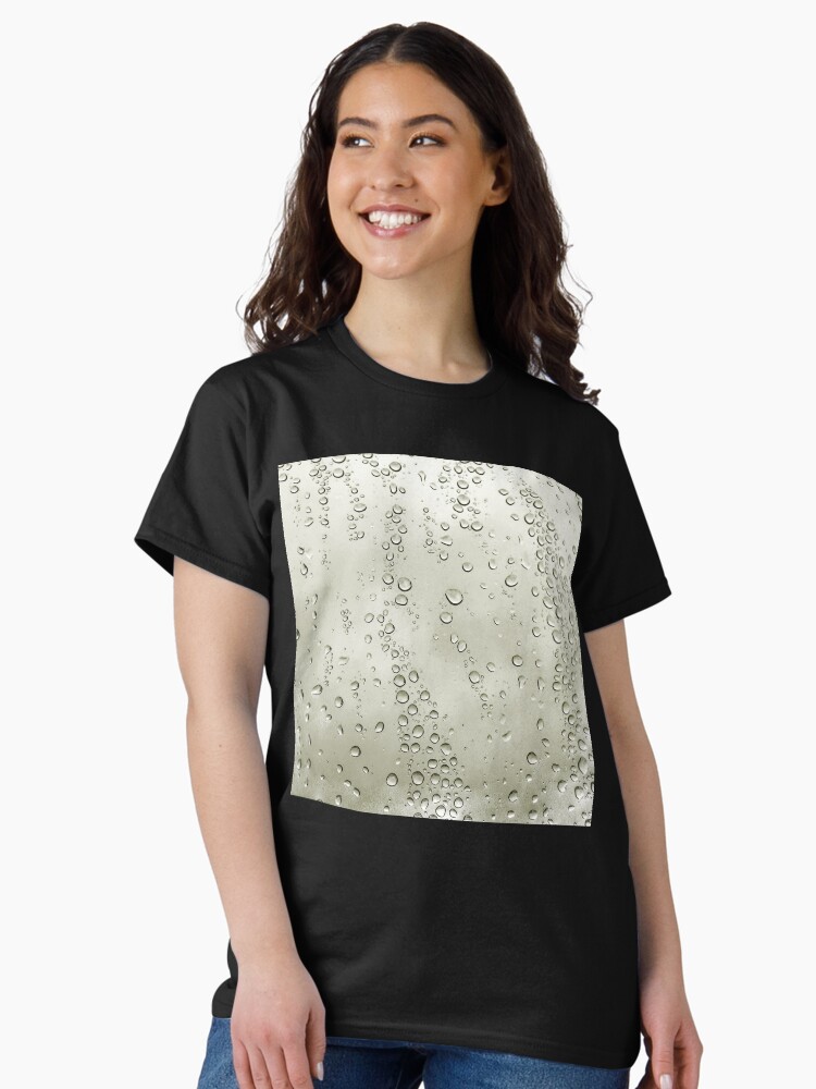 Thumbnail 1 of 7, Classic T-Shirt, Drops on Glass designed and sold by OneDayArt.