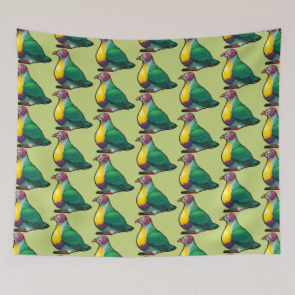 Item preview, pixel yellow breasted fruit dove designed and sold by Shalmons.