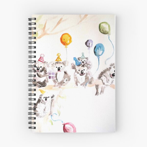 Item preview, Koala Watercolor Painting, The Koalas Birthday Party! designed and sold by Sarah  Rajkotwala.