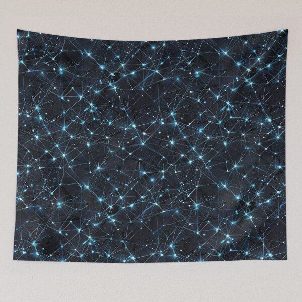 Item preview, Neural Network, Interconnected Lines designed and sold by CoolPixels.