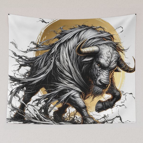 Item preview, wild bull designed and sold by aliraweb.