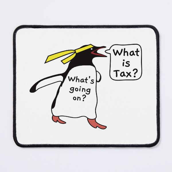 Item preview, No More Tariffs. penguin. designed and sold by EunsooLee.