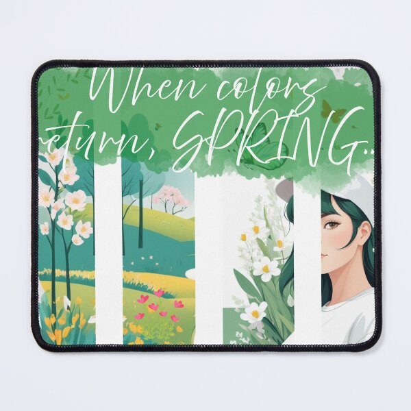 Item preview, When colors return, spring. designed and sold by Charm-Designs.