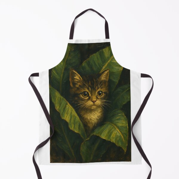 Aperçu de l'œuvre Chat dans une feuille de bananier créée et vendue par shymuscat.