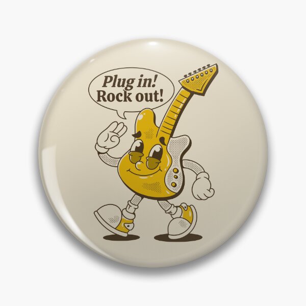 Item preview, Plug in! Rock out!. Electric guitar character designed and sold by adipra.