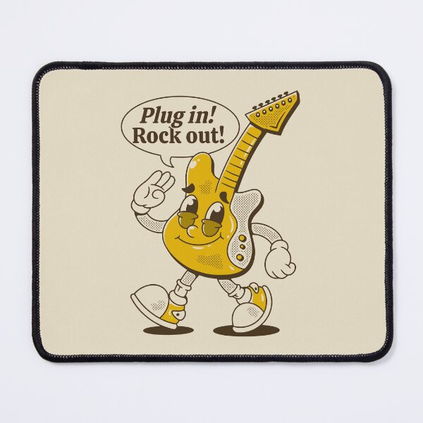 Item preview, Plug in! Rock out!. Electric guitar character designed and sold by adipra.