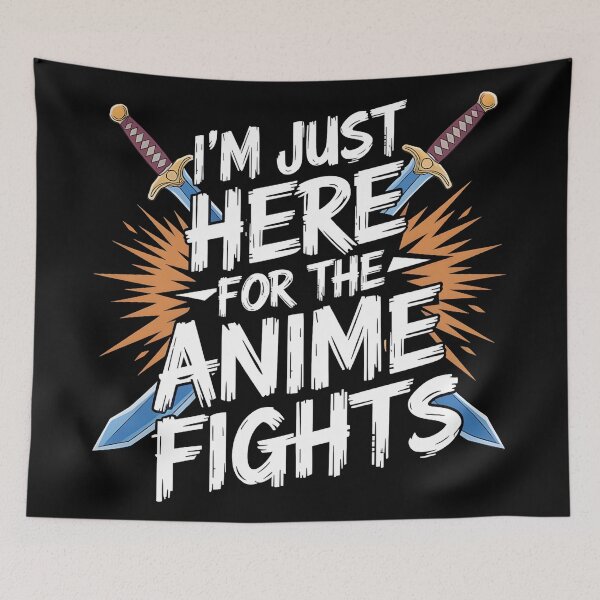 Item preview, Here for the Anime Fight – Let the Showers Begin designed and sold by Evolved Ape.