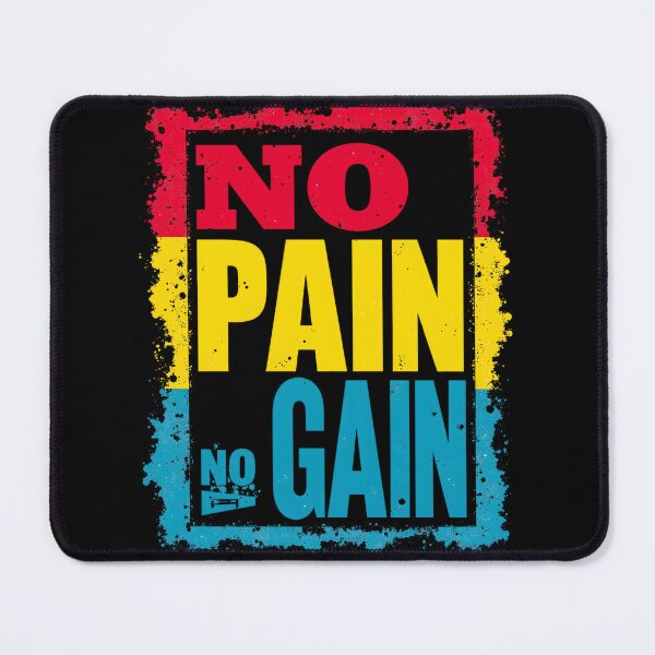 Item preview, No pain no gain motivation designed and sold by Fab-Haven.
