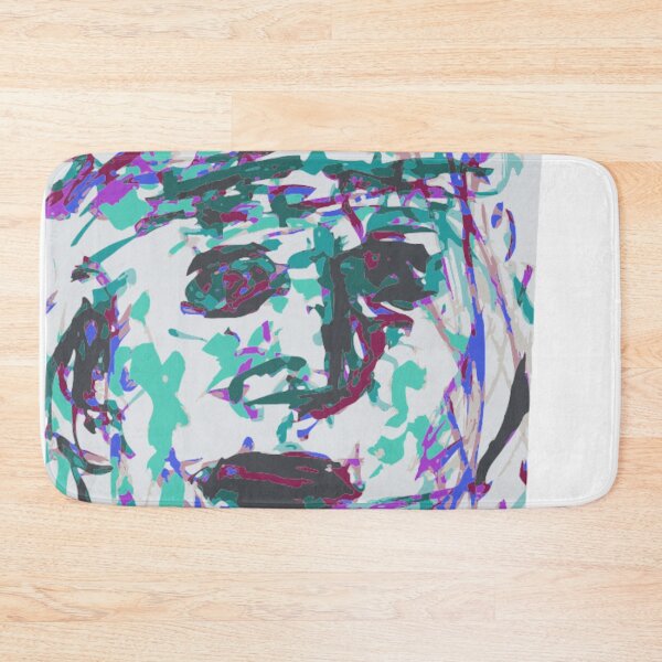Item preview, Abstract Expressionist Portrait – Vibrant Emotional Chaos Art Print designed and sold by LuxuryApparels.