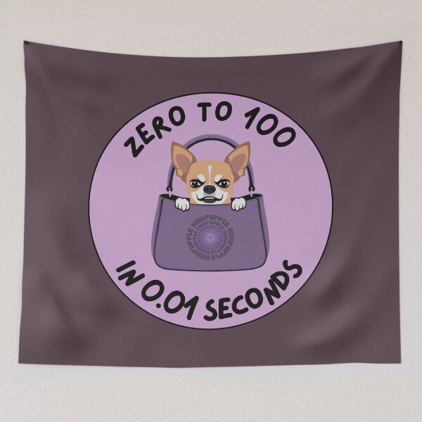 Item preview, Zero to 100 in a Little Purple bag designed and sold by Kerfuffles27.