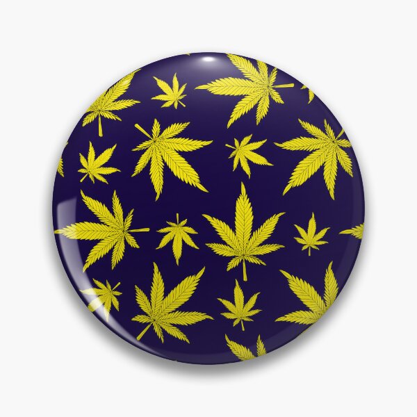 Item preview, Blue Pattern with Cannabis Leaf designed and sold by Sweetvoilet.