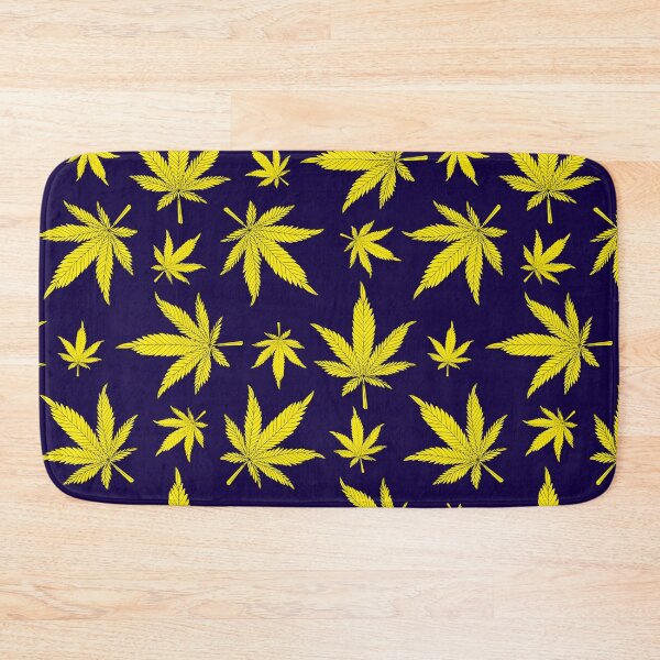 Item preview, Blue Pattern with Cannabis Leaf designed and sold by Sweetvoilet.