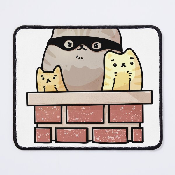 Item preview, Pawtectors designed and sold by Cute & Funny Hand-Drawn Prints | Happy Doodle Friends Shop.