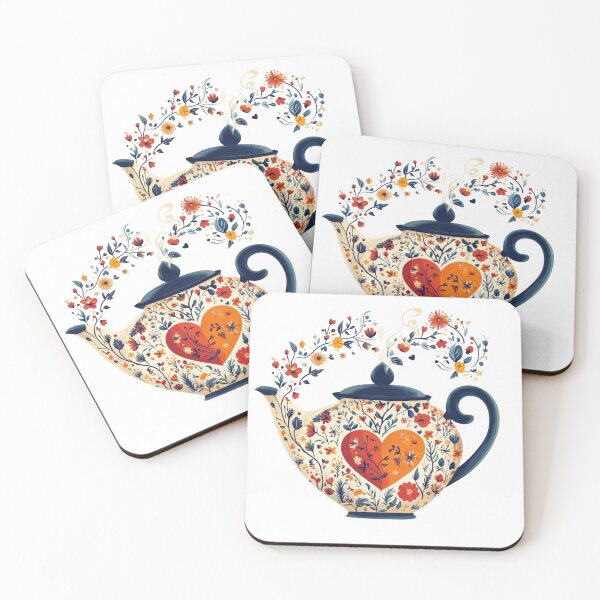 Item preview, Cute floral kettle designed and sold by fribabywonder.