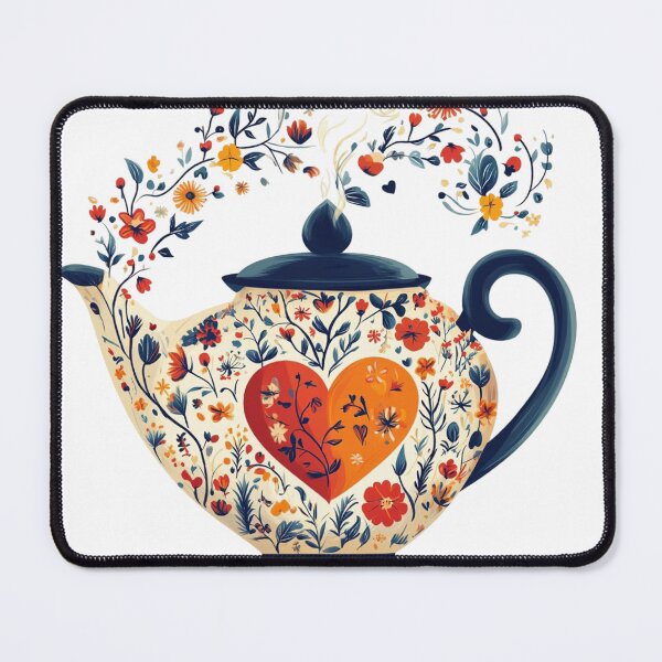 Item preview, Cute floral kettle designed and sold by fribabywonder.