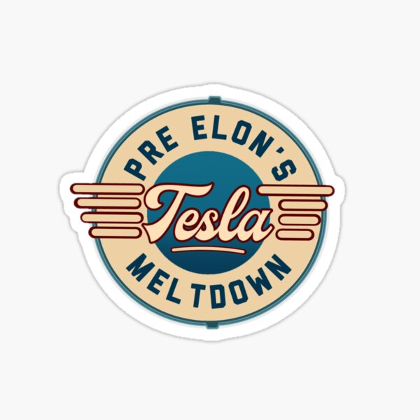 Artikel-Vorschau von Tesla-Stoßstange im Vintage-Stil, designt und verkauft von frozencoco.