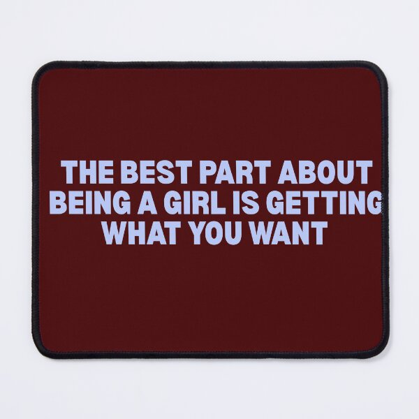 Item preview, The Best Part About Being A Girl  designed and sold by madebycyn.
