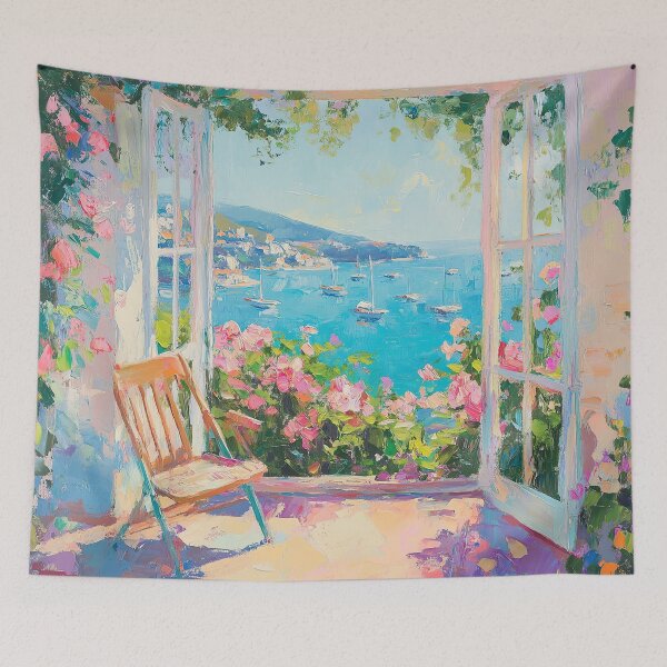 Item preview, Henri Matisse inspired "Dream of a View" designed and sold by ArtHouseNiklas.