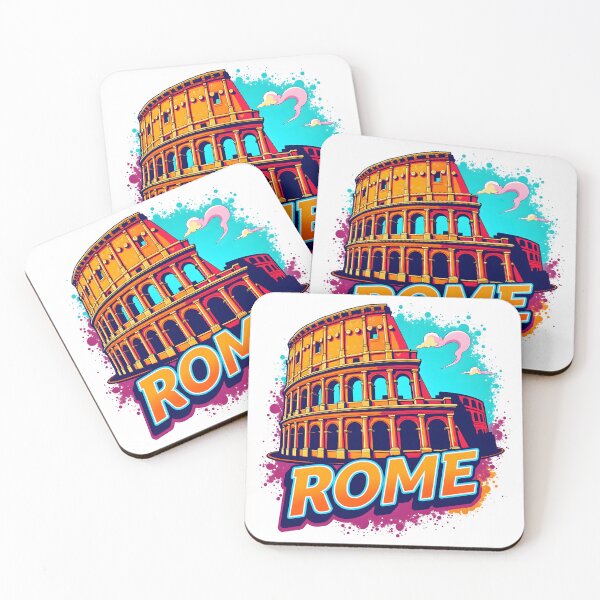 Item preview, Rome in pop art style designed and sold by Fab-Haven.