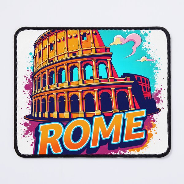 Item preview, Rome in pop art style designed and sold by Fab-Haven.