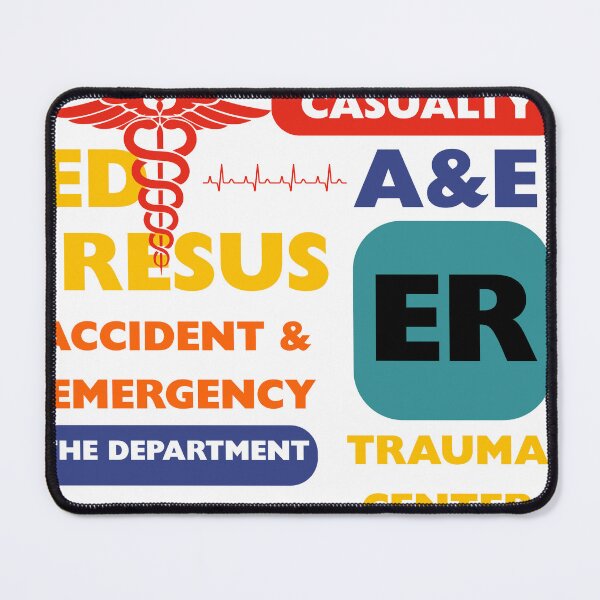 Item preview, Emergency Department Word Collage designed and sold by catthemedic.