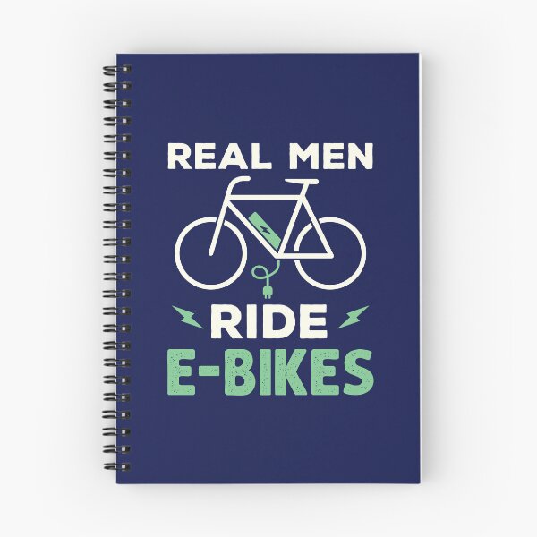 Item preview, Real Men Ride E-Bikes Funny Electric Bike designed and sold by jaygo.