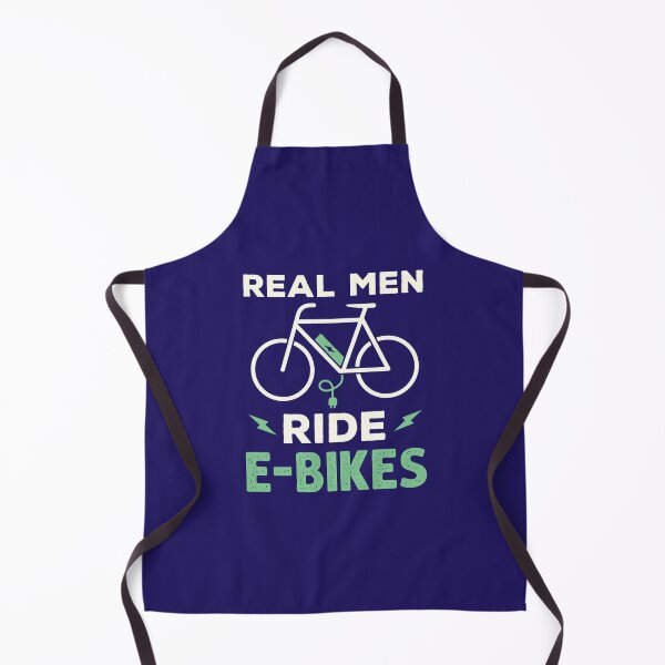 Item preview, Real Men Ride E-Bikes Funny Electric Bike designed and sold by jaygo.