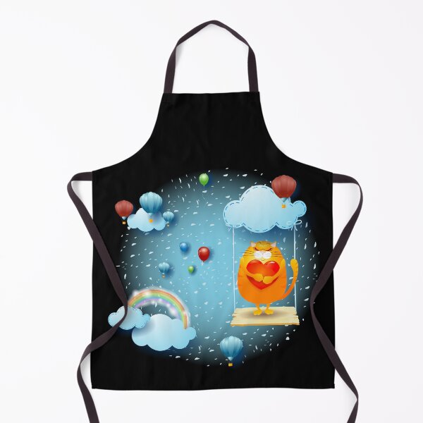 Item preview, Cat in love over the swing designed and sold by LuisaVenturoli.