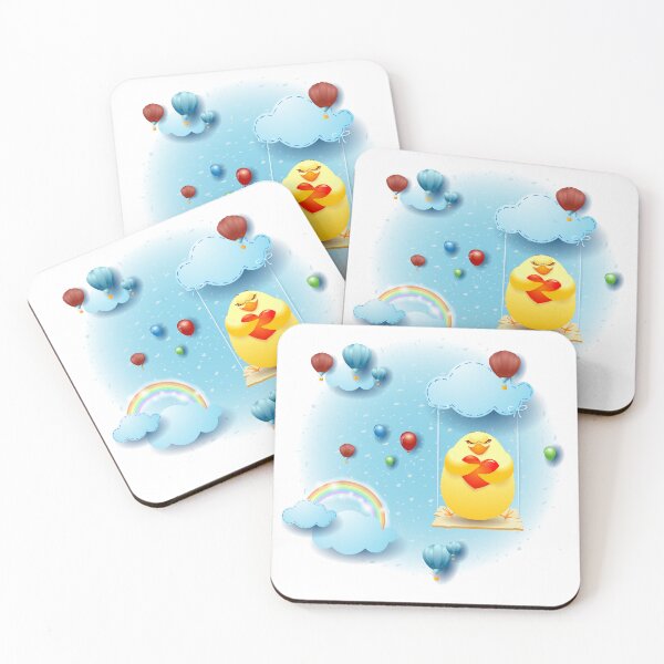 Item preview, Chick in love over a swing designed and sold by LuisaVenturoli.