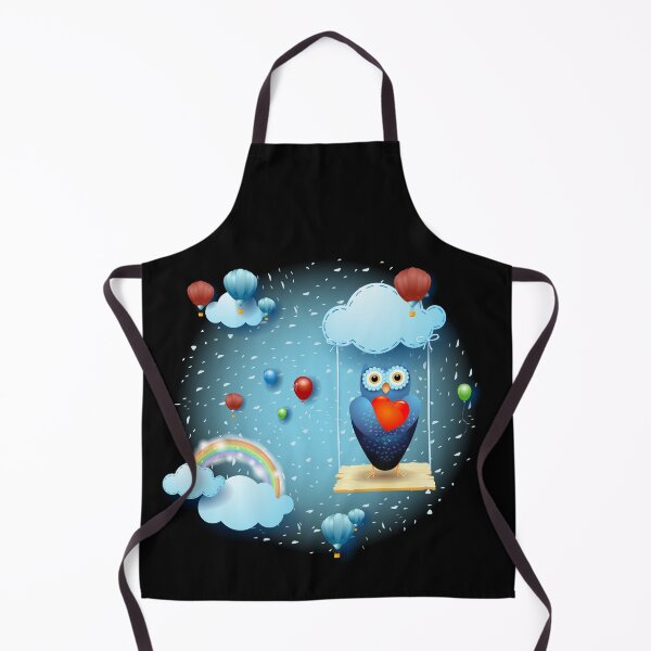 Item preview, Owl in love over a swing designed and sold by LuisaVenturoli.