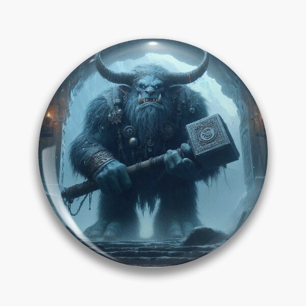 Item preview, Troll Standing Guard: The Frozen Sentinel designed and sold by Rikr65-TrollArt.
