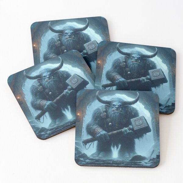 Item preview, Troll Standing Guard: The Frozen Sentinel designed and sold by Rikr65-TrollArt.
