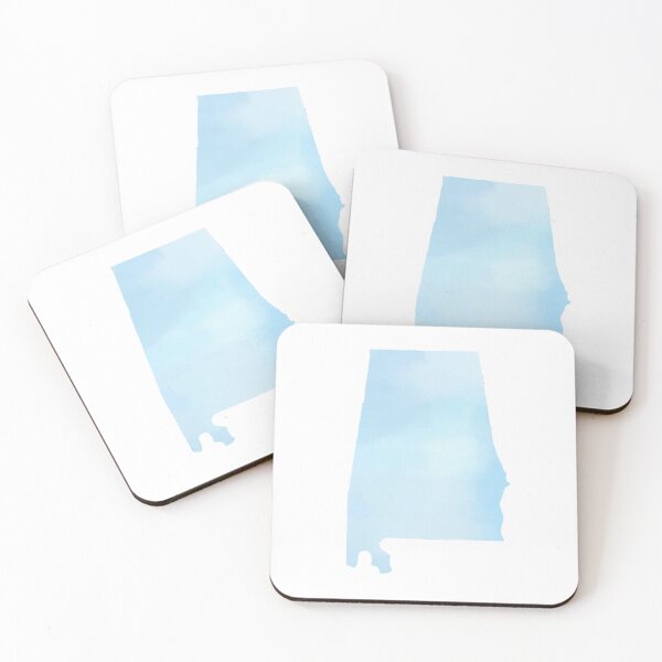 Item preview, Light Blue Watercolor State - Alabama  designed and sold by lyndseymakesstufflol.