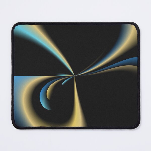 Item preview, Golden Turquoise Warp Whirly Abstract Gradient | Rotated Blurred Ombre distorted Background Design designed and sold by Bored Duck.