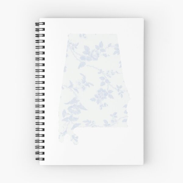 Item preview, Light Blue Floral State - Alabama designed and sold by lyndseymakesstufflol.
