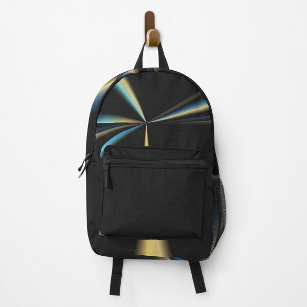 Item preview, Golden Turquoise Warp Whirly Abstract Gradient | Rotated Blurred Ombre distorted Background Design designed and sold by Bored Duck.