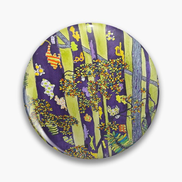 Item preview, Purple and Green Crazy Forest designed and sold by MoArtsGifts.