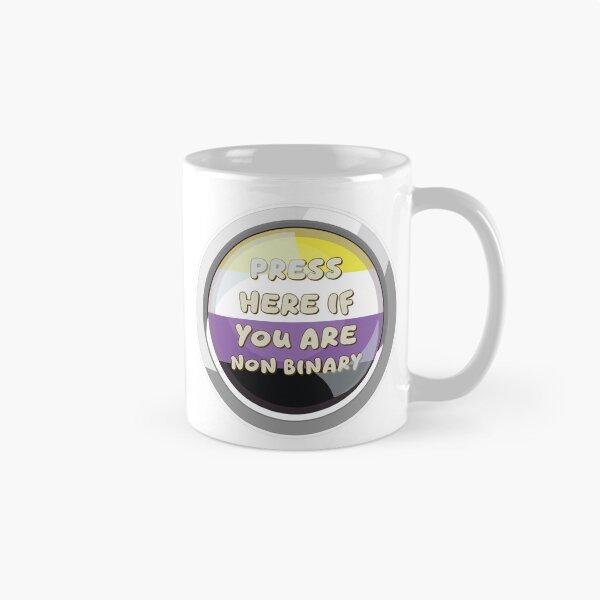 Item preview, LGBTQIA+ - Non Binary Button designed and sold by CC-ArtOnline.