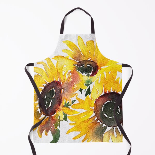 Item preview, Three Watercolour Sun Flowers designed and sold by MoArtsGifts.