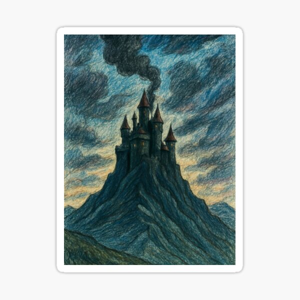 Dark castle Sticker