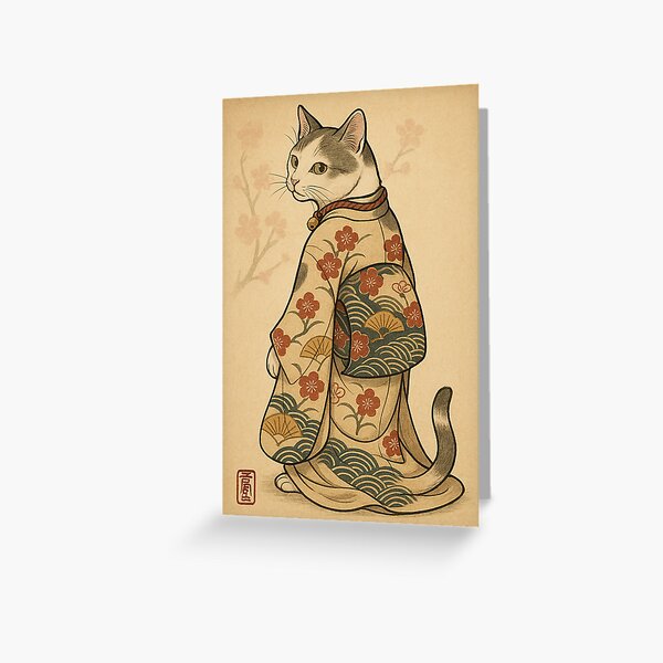 Item preview, Mikaeri Bijin Neko -The Looking-Back Beauty Cat designed and sold by Wa-Koubou.