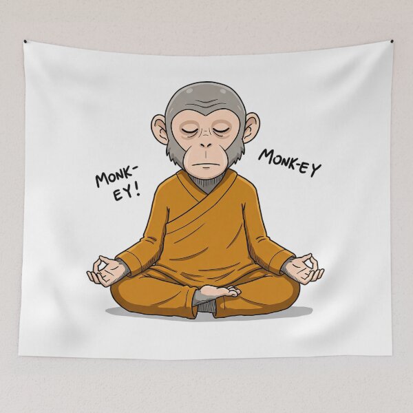 Item preview, Monk-ey - Monk - Monkey designed and sold by naveen-bisht.