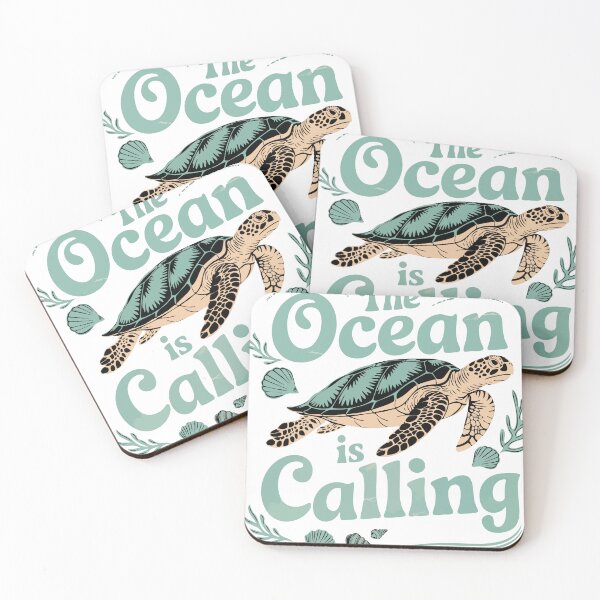 Item preview, The Ocean is Calling - Sea Turtle Illustration designed and sold by rich4Design.