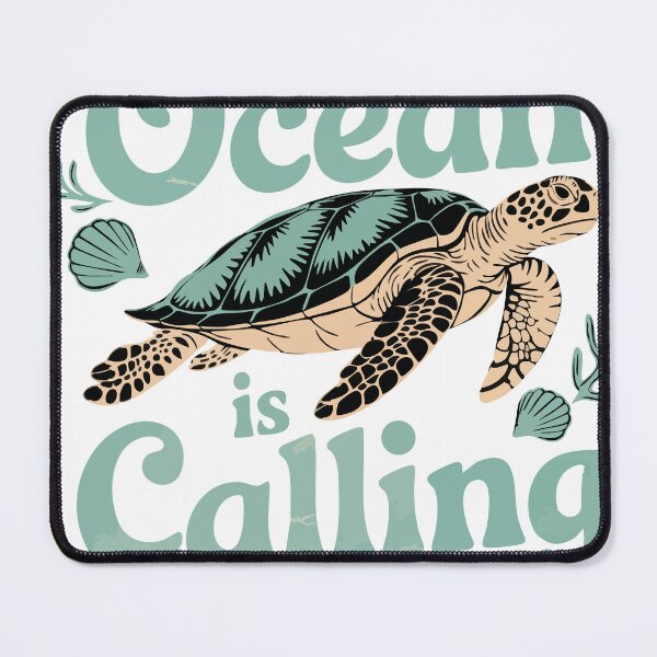 Item preview, The Ocean is Calling - Sea Turtle Illustration designed and sold by rich4Design.