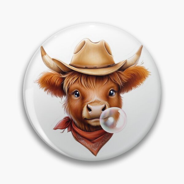 Item preview, Highland Cow Blowing Bubbles designed and sold by Sarah Ferree.
