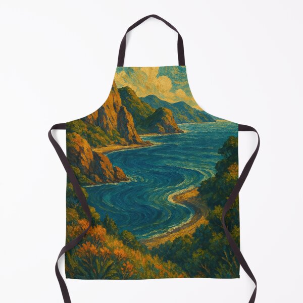 Item preview, Lake Whatipu – Rugged New Zealand Coastline designed and sold by Places On Earth.