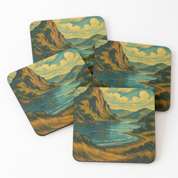 Item preview, Lake Whatipu – Tranquil Waters and Mountain Cliffs designed and sold by Places On Earth.