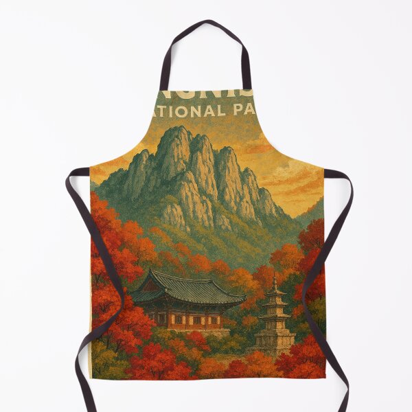 Item preview, Songnisan National Park – Autumn Forest and Peaks designed and sold by Places On Earth.